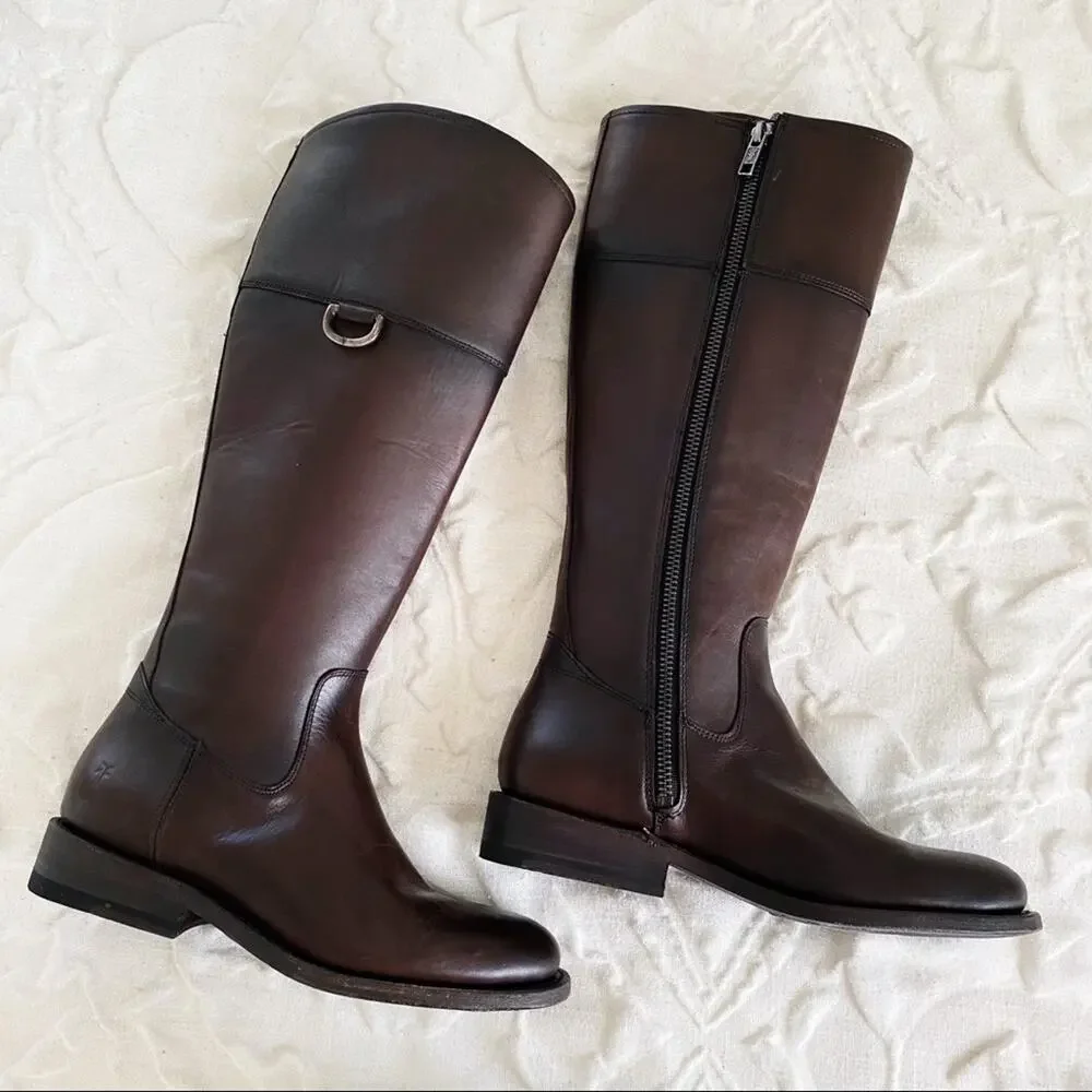 Frye Jayden D Ring Tall Boots Size 5.5 NEW $398